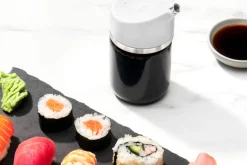 Huilier / vinaigrier OXO en verre avec bec verseur anti goutte
