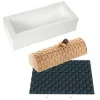 Kit moule à bûche 250 x 90mm + tapis de décor Silikomart