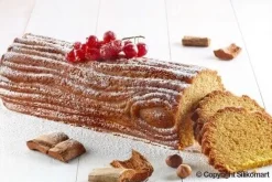 Kit moule à bûche 250 x 90mm + tapis de décor Silikomart