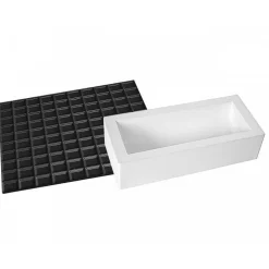 Kit moule à bûche 250 x 90mm + tapis de décor Silikomart