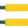 Lame de boulanger inox boule manche jaune - 2 pièces