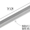 Lame à dents fines remplacement pour mandoline Benriner grand modèle