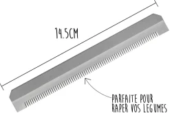 Lame à dents fines remplacement pour mandoline Benriner grand modèle