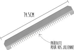 Lame à dents moyennes remplacement pour mandoline Benriner grand modèle