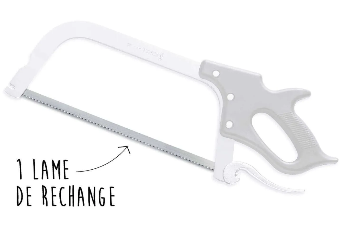 Lame de rechange pour scie à surgelés Dick 35cm acier inox