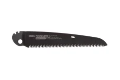 Lame droite de rechange noire 17cm Silky Outback Edition 751-17 pour scie Pocketboy