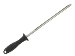 Lardoire tige 25cm en acier inox, manche noir