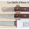 Le coffret 3 couteaux manche chêne d'Anne Sophie Pic selon André Verdier