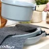 L'Incroyable Kit Cookut 2 poêles et 1 casserole à poignée amovible - perle