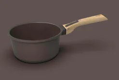 L'Incroyable Kit Cookut 2 poêles et 1 casserole à poignée amovible - moka