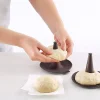 Lot de 6 moules à bagel Lékué marron en silicone Platinum