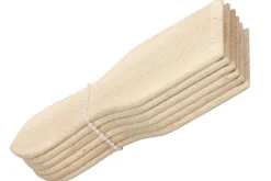 Lot de 6 spatules à raclette 13,5cm en bois de hêtre