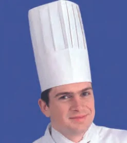 Lot de 10 toques de chef en papier taille réglable 26.5cm