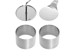 Lot 2 emporte­-pièces ronds "Kreis" Westmark acier inox 7,5cm