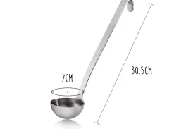 Louche Gefu Baseline 10cl acier inox - Diamètre pochon 7cm