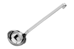 Louche Rösle 12cl en acier inoxydable avec crochet - Diamètre 8cm