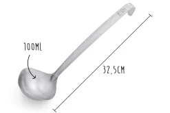 Louche Triangle série 1946 acier inoxydable 32,5cm - 100ml
