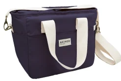 Lunch bag isotherme Akinod 08:17 en polycoton bleu navy 7L