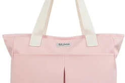 Lunch bag isotherme Akinod 10:47 en polycoton rose 21L