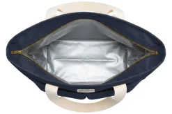 Lunch bag isotherme Akinod 10:47 en polycoton bleu navy 21L
