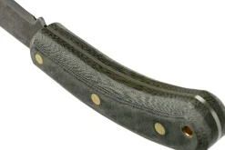 Machette Esee Darien lame carbone 31,5cm manche micarta gris + étui