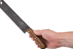 Machette Esee Expat Libertariat lame acier carbone 22,8cm manche bois de noyer + étui