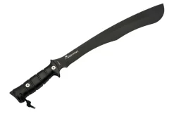 Machette kukri Wildsteer W Tiger WTIG3113N 45cm lame noire manche Kraton noir + étui en nylon
