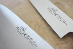 Malette Sabatier International 3 couteaux de cuisine style japonais manche Zebrano