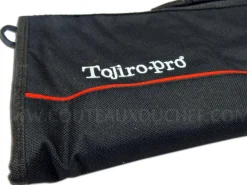 Malette souple pour 8 couteaux de cuisine - nylon noir Tojiro