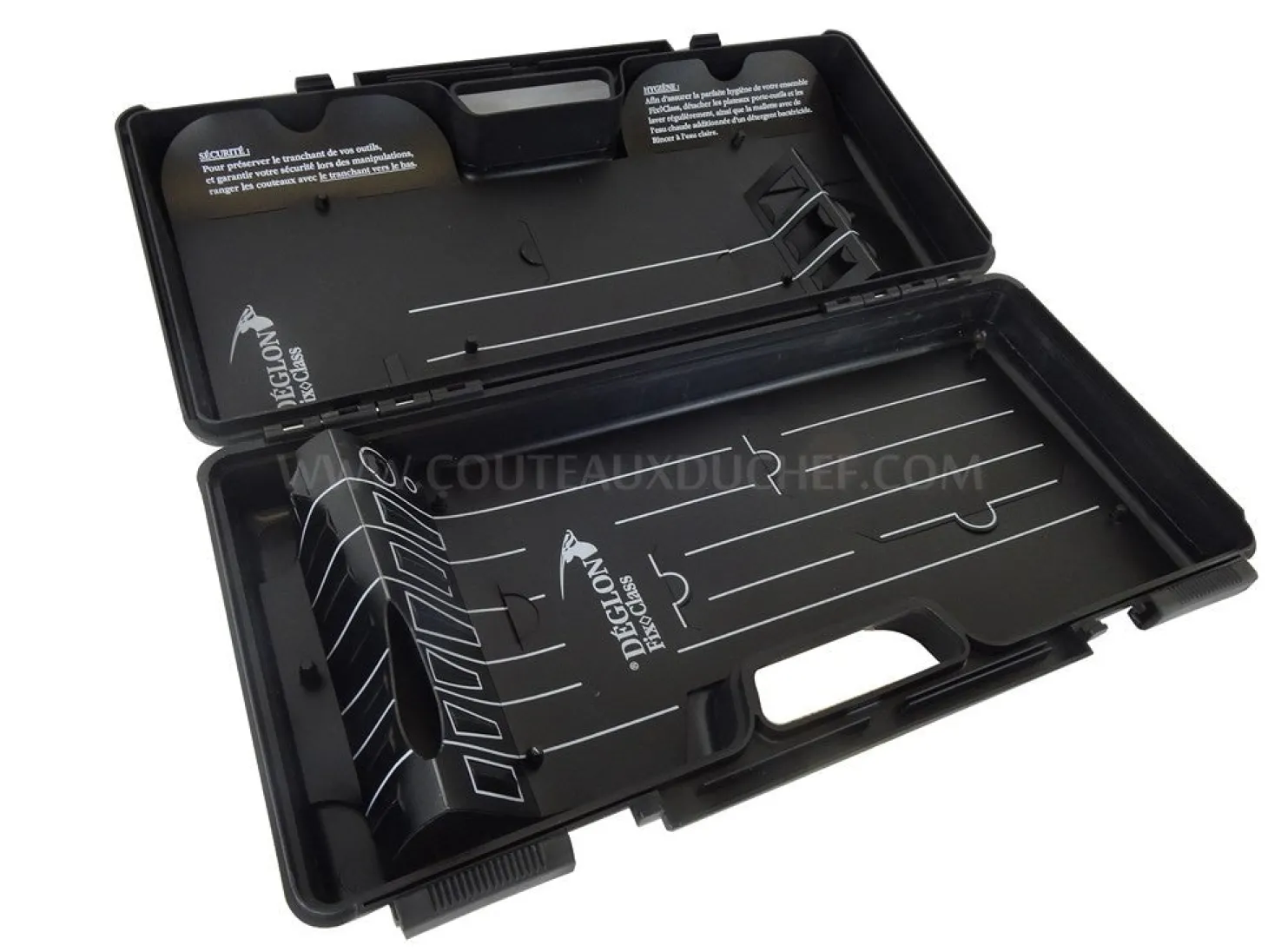 Mallette compacte vide Deglon avec 2 plateaux fixes