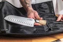 Mallette 4 couteaux de cuisine Fukito Pakka San Mai