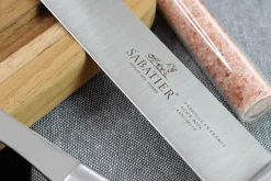 Mallette cuisinier Sabatier Chef 6 couteaux fabrication française + 1 fourchette + 1 fusil