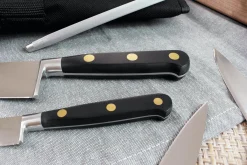 Mallette cuisinier Sabatier Chef 6 couteaux fabrication française + 1 fourchette + 1 fusil