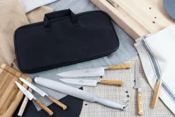 Mallette cuisinier Sabatier Provençao 5 couteaux fabrication française + 1 fusil