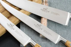 Mallette cuisinier Sabatier Provençao 7 couteaux fabrication française + 1 fusil