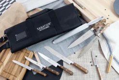 Mallette cuisinier Sabatier Perigord 7 couteaux fabrication française + 1 fusil