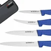 Mallette de boucher 4 couteaux FISCHER acier sandvik SWE-STEEL
