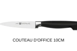 Mallette de voyage Zwilling Four Star 3 couteaux + 3 accessoires