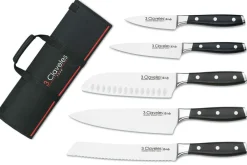 Mallette du cuisinier 5 couteaux forgés professionnels 3 Claveles Toledo
