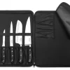 Mallette extra plate 5 couteaux de cuisine Sabatier Trompette Vulcano