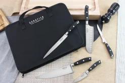 Mallette extra plate 5 couteaux de cuisine Sabatier Trompette Vulcano