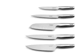 Mallette extra plate 5 couteaux de cuisine Sabatier Trompette Asean tout inox