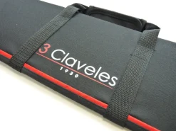 Mallette pour 10 couteaux + poches accessoires 3 Claveles