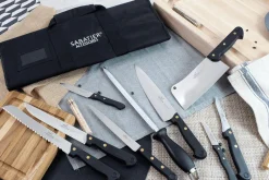 Mallette Sabatier Cuisine d'aujourd'hui 8 couteaux fabrication française + 1 fusil