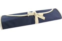 Mallette traditionnelle Wusaki en toile bleue pour 6 couteaux