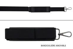 Mallette vide Wusaki bleue pour 21 couteaux et ustensiles + 1 grande poche de rangement