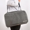 Mallette vide Wusaki grise pour 21 couteaux et ustensiles + 1 grande poche de rangement