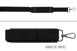 Mallette vide Wusaki pour 21 couteaux et ustensiles + 1 grande poche de rangement