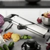 Mandoline Gefu Volari en acier inoxydable 41,5cm avec poussoir