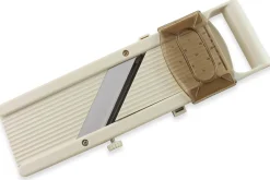 Mandoline japonaise 3 lames acier inox + poussoir